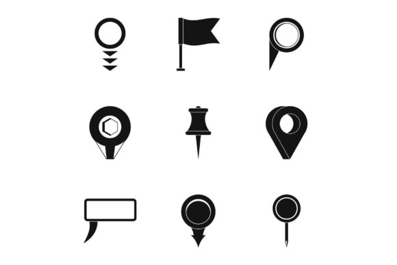 Download Placement Icons Set, Simple Style - Icons Collection